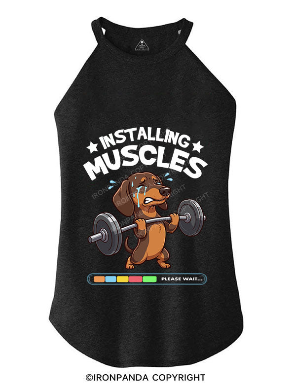 installing muscles ROCKER COTTON TANK