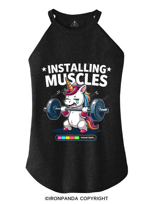 installing muscles ROCKER COTTON TANK