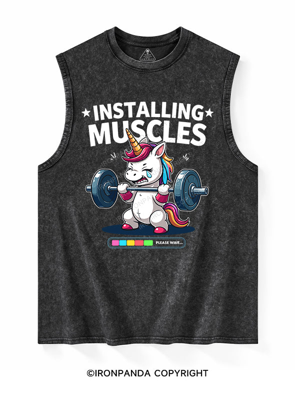installing muscles Washed Tank