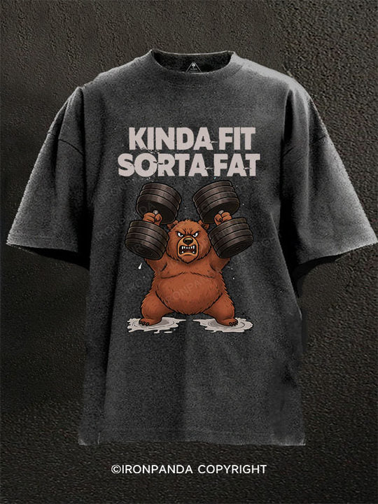 KINDA FIT SORTA FAT Washed Gym Shirt