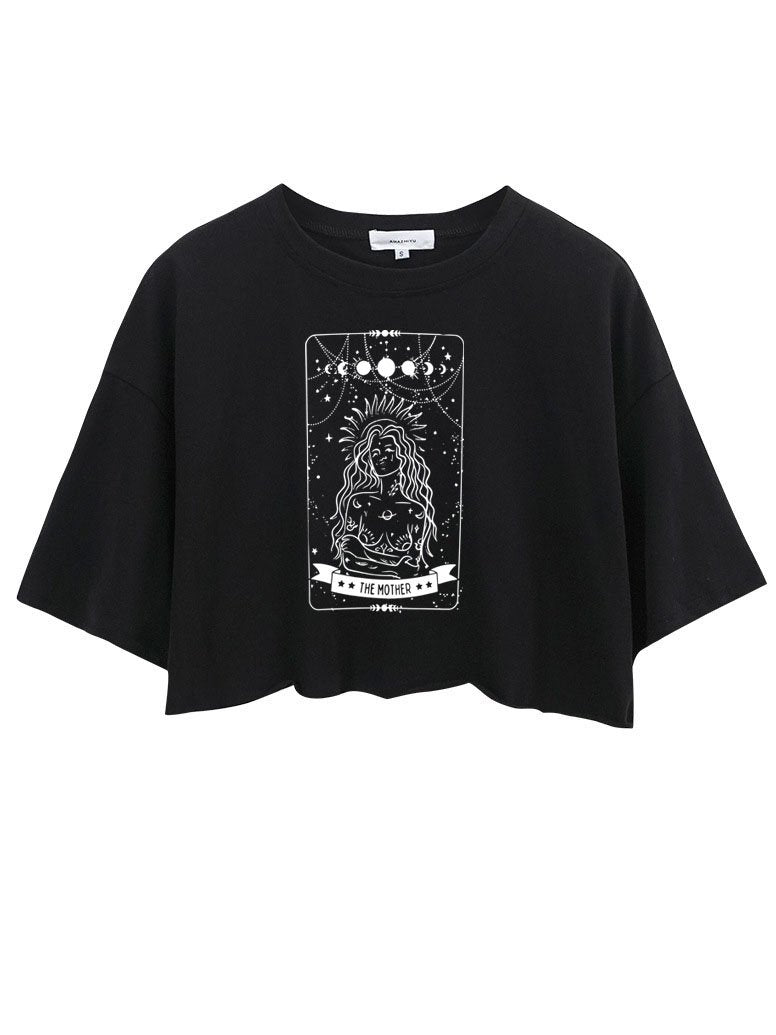 THE MOTHER TAROT CARD CROP TOPS