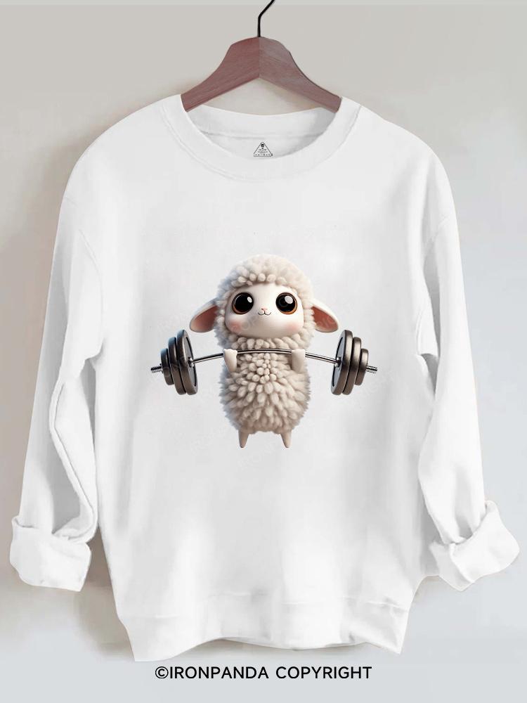 sheep Deadlift Gym Sweatshirt
