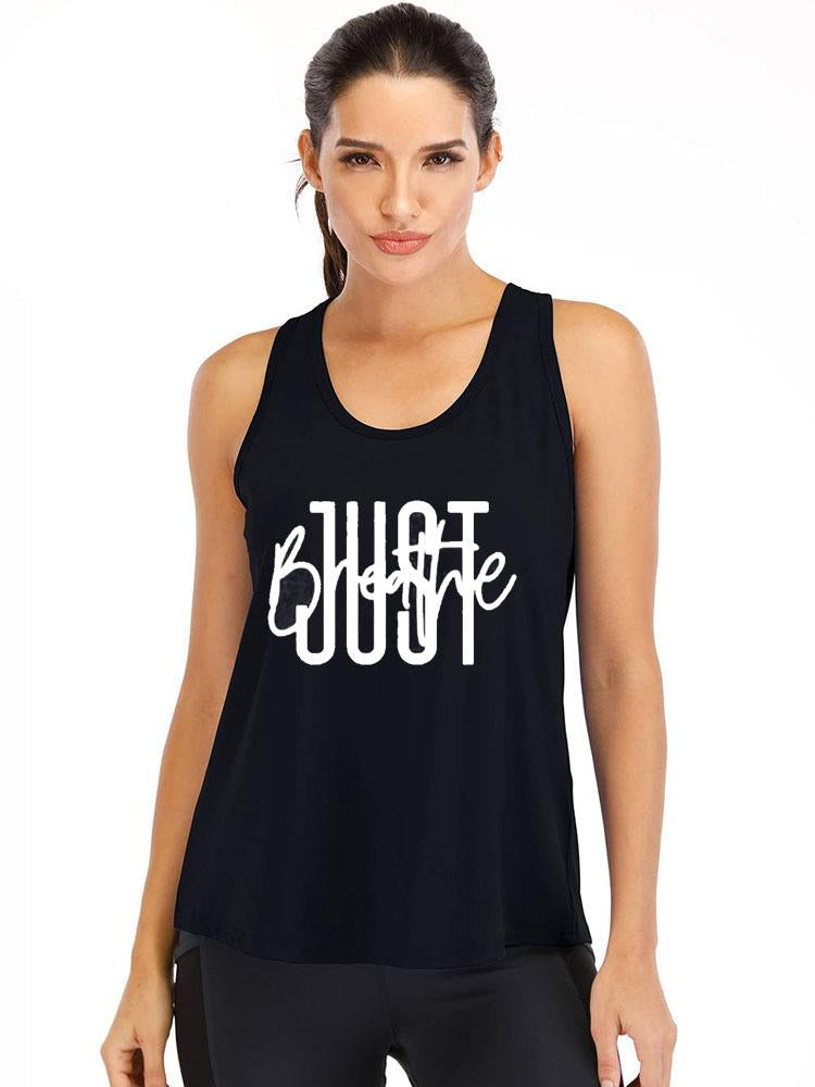 Just Breathe Cotton Gym Tank