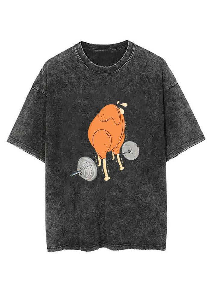 Deadlift turkey Vintage Gym Shirt
