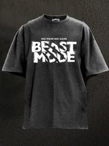 beast mode Washed Gym Shirt