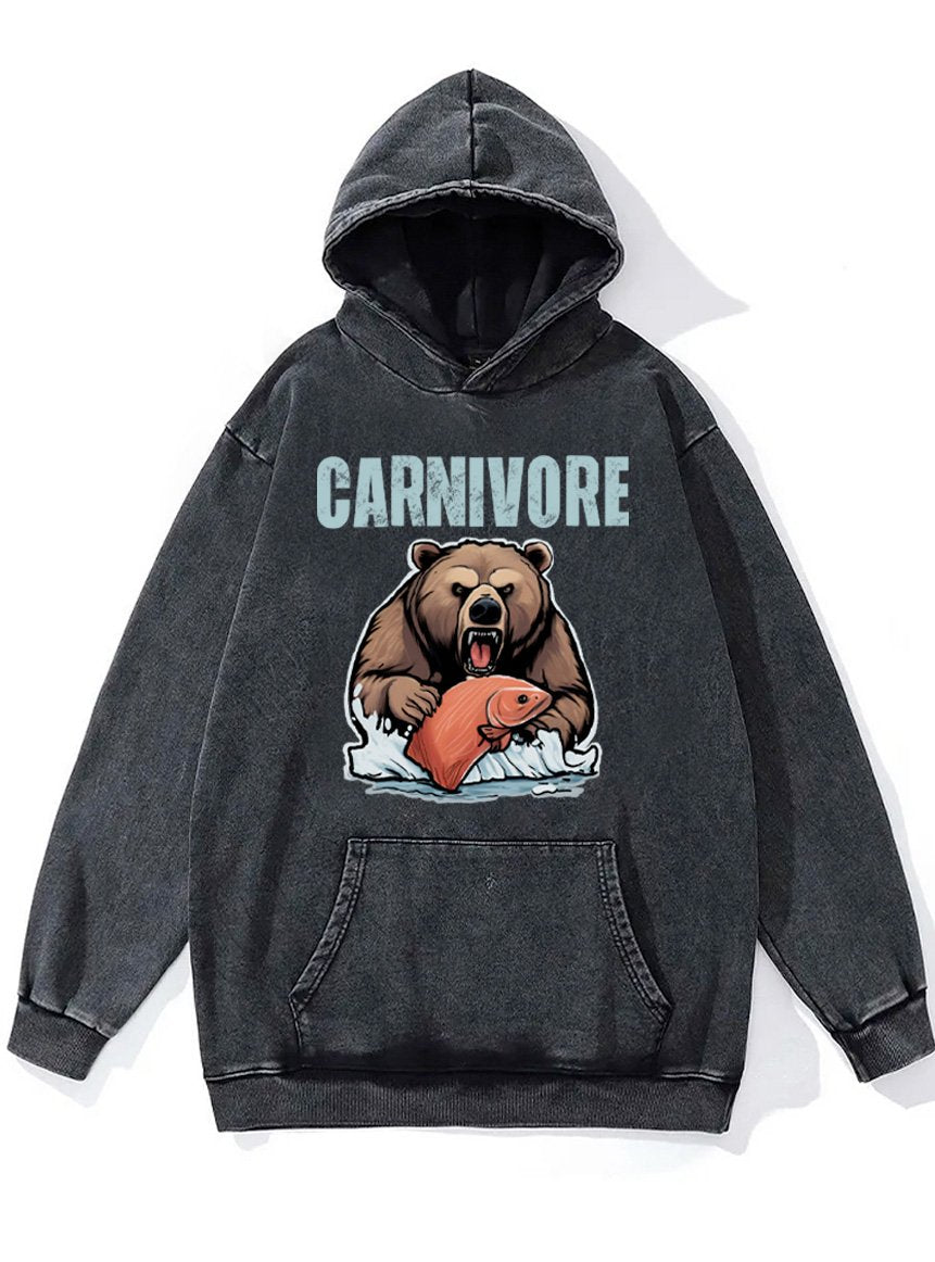 carnivore Washed Gym Hoodie