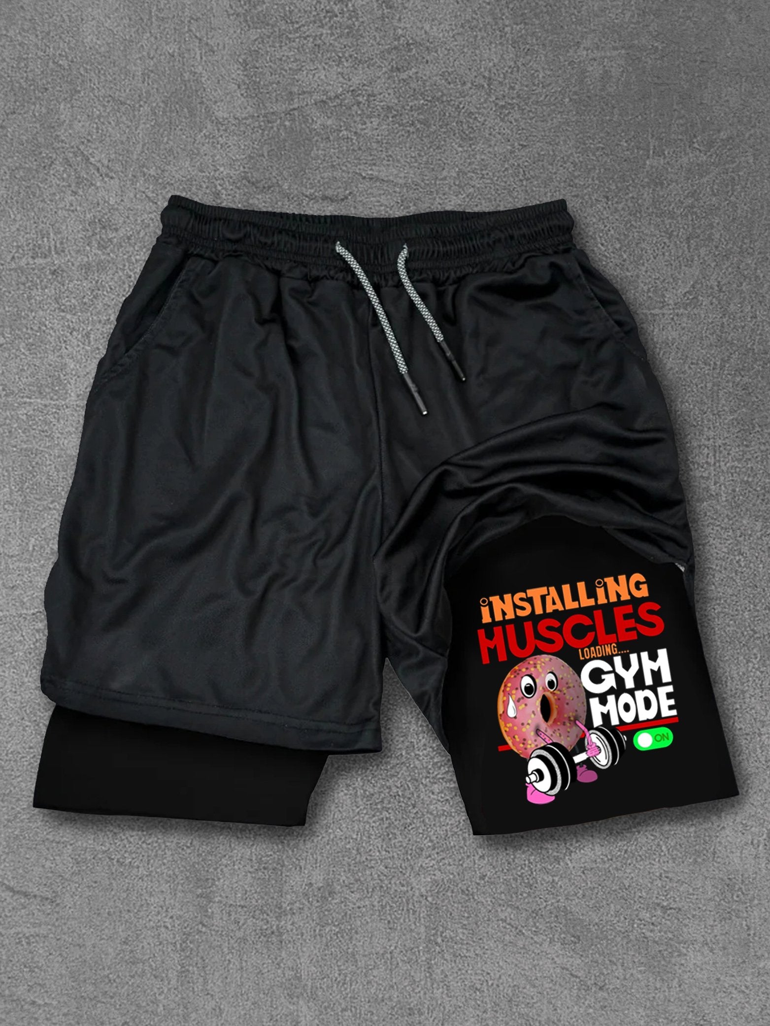 Installing Muscles Loading Performance Training Shorts