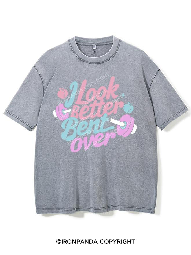 I LOOK BETTER BENT OVER VINTAGE GYM SHIRT