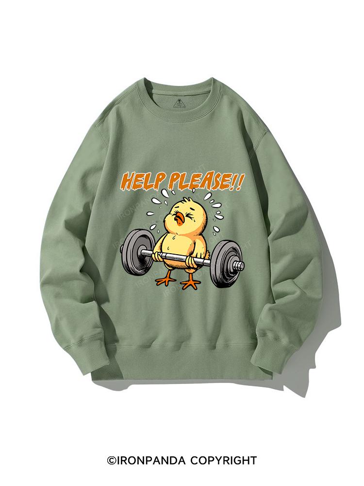 HELP PLEASE CHICK CREWNECK Sweatshirt