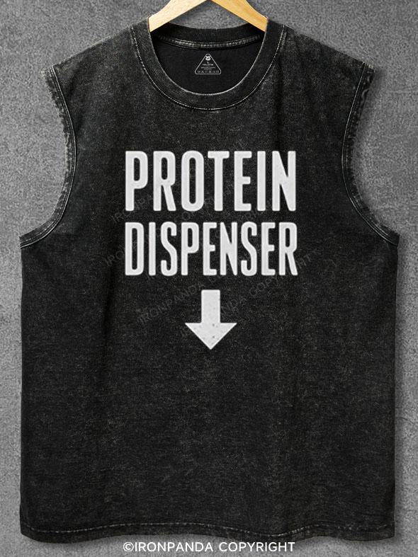 Protein Dispenser Washed Gym Tank