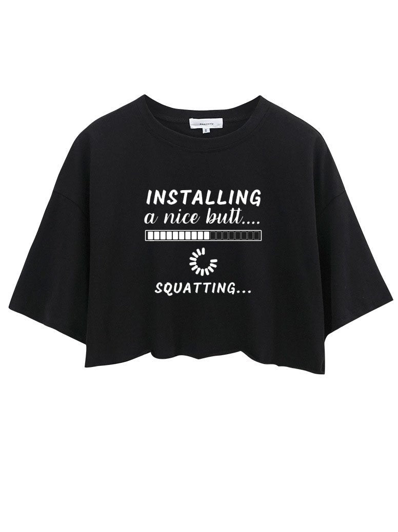 Installing A Nice Butt Crop Tops