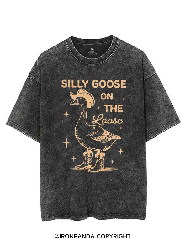 SILLY GOOSE ON THE LOOSE VINTAGE GYM SHIRT