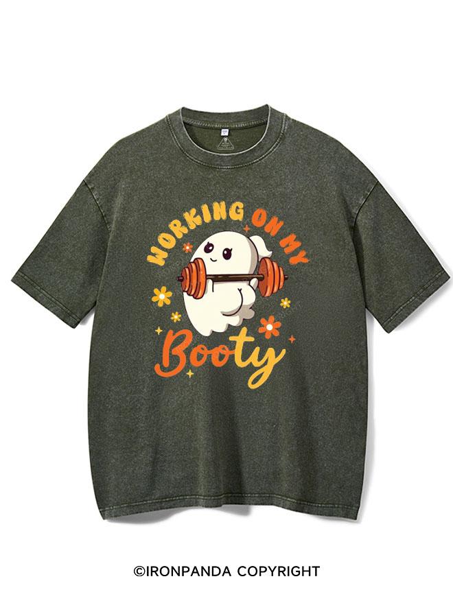 WORKING ON MY BOOTY VINTAGE GYM SHIRT