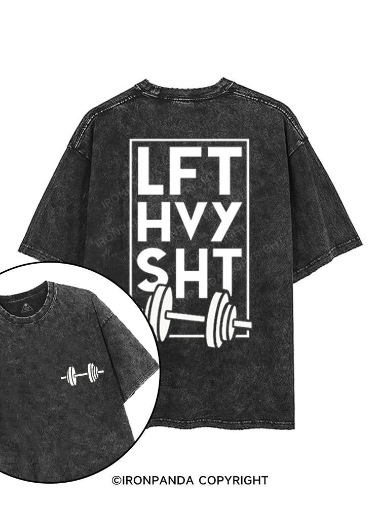 LFT HVY SHT printed Gym Shirt