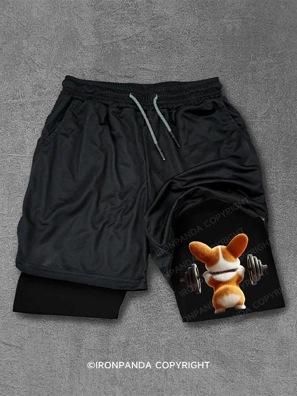 swole corgi Performance Training Shorts