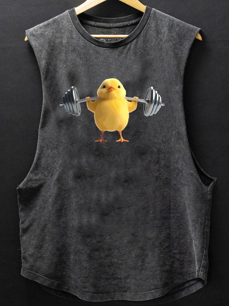 chick lift heavy SCOOP BOTTOM COTTON TANK