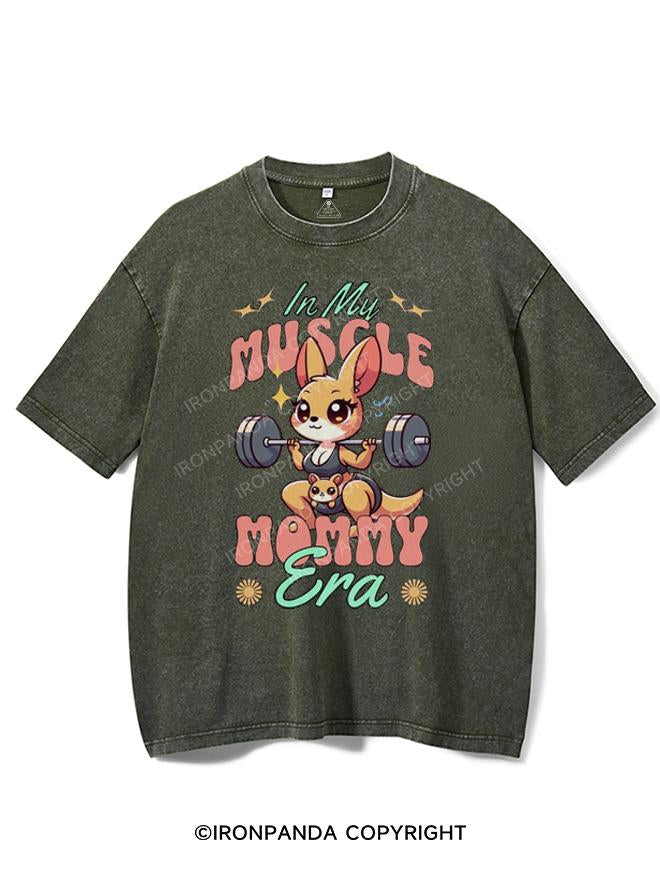 IN MY MUSCLE MOMMY ERA VINTAGE GYM SHIRT