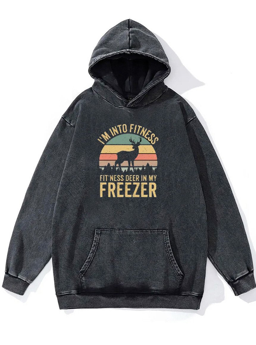 I'm into Fitness Washed Gym Hoodie