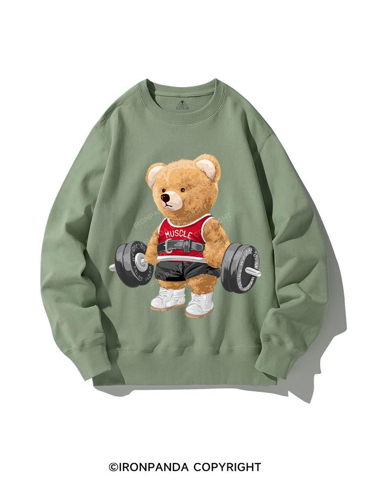 EXERCISE BEAR CREWNECK Sweatshirt