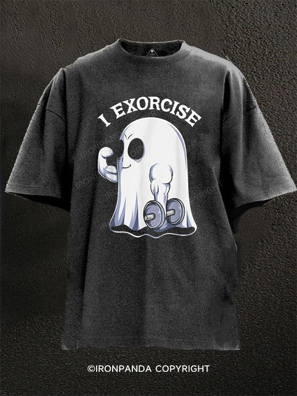 I EXORCISE Washed Gym Shirt