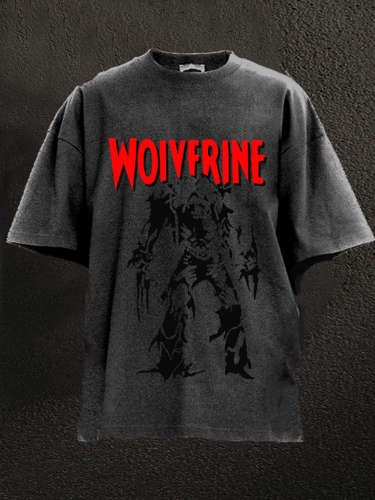 Wolf Washed Gym Shirt
