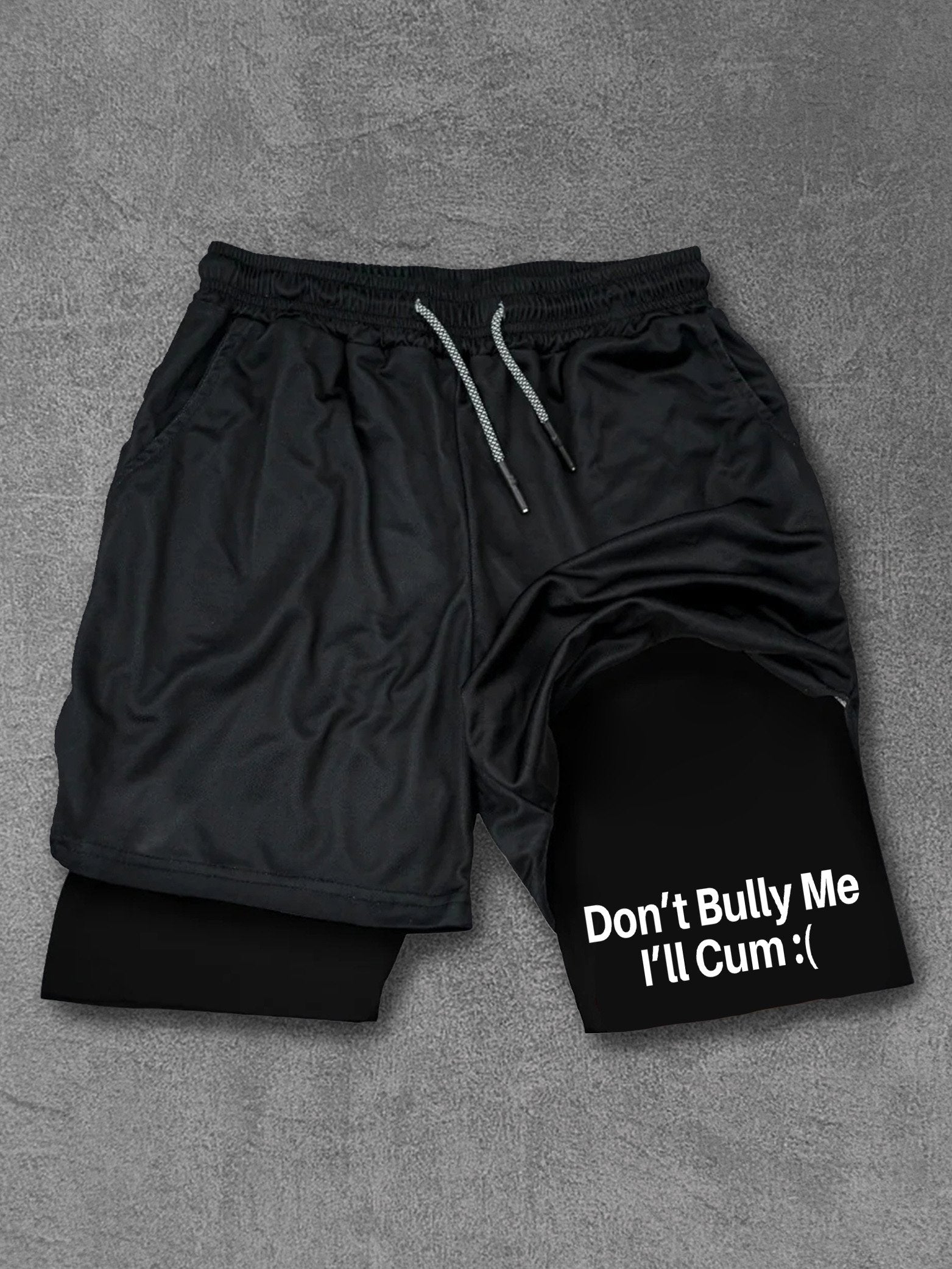 don't bully me I'll cum Performance Training Shorts