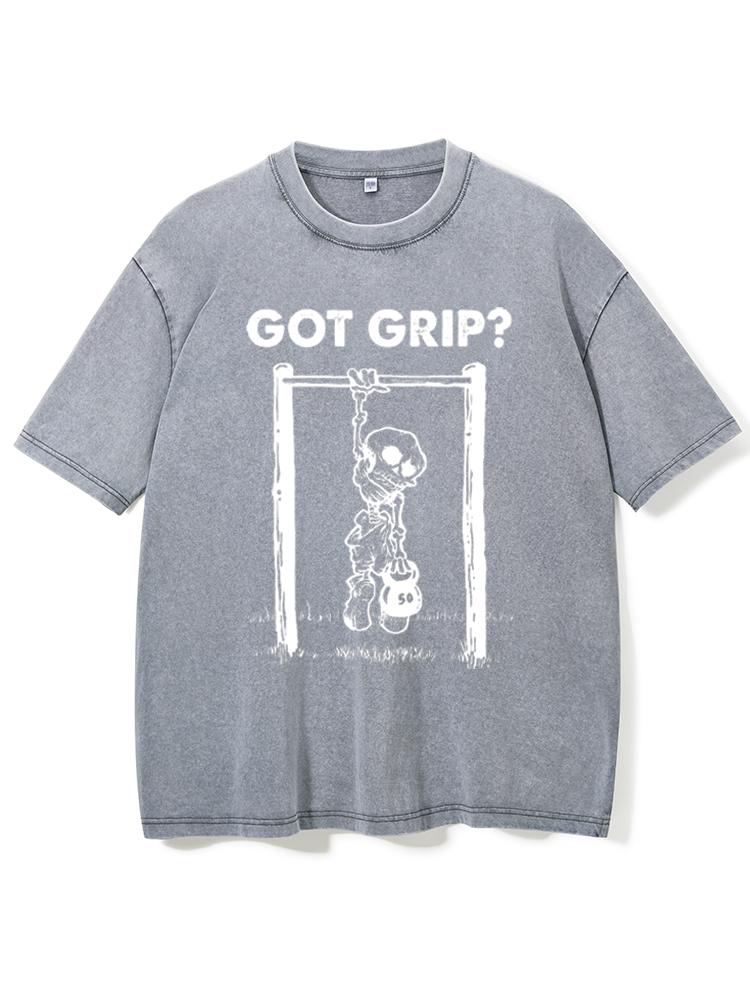 GOT GRIP Washed Gym Shirt