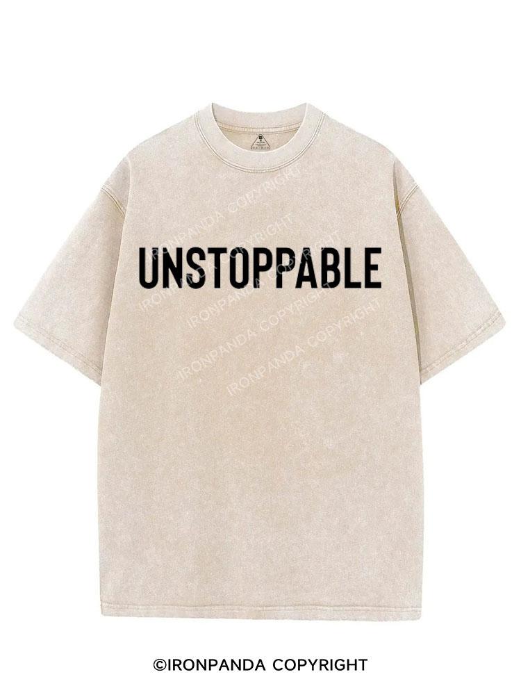 UNSTOPPABLE VINTAGE GYM SHIRT