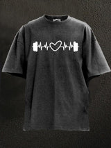 Deadlifts Heartbeat Washed Gym Shirt