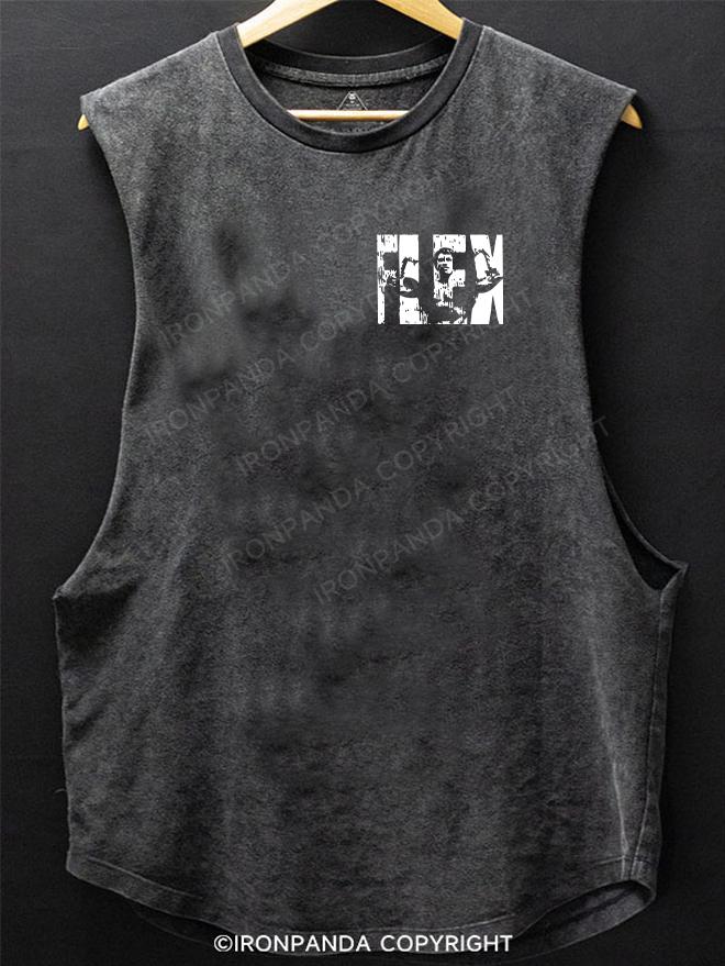 flex SCOOP BOTTOM COTTON TANK