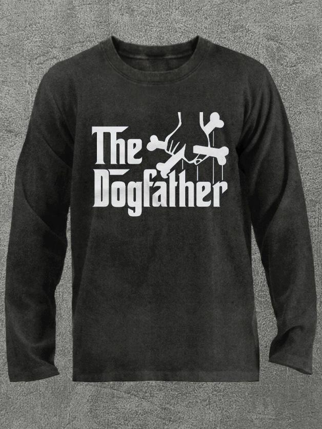 the dog father Washed Gym Long Sleeve Shirt