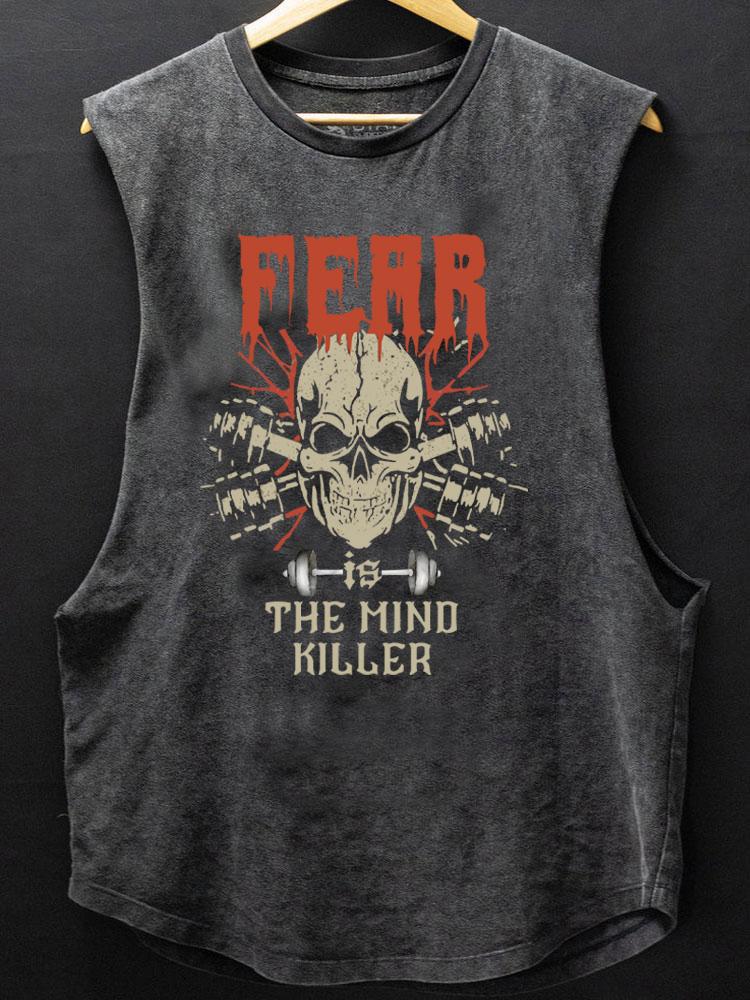 fear is the mind killer SCOOP BOTTOM COTTON TANK