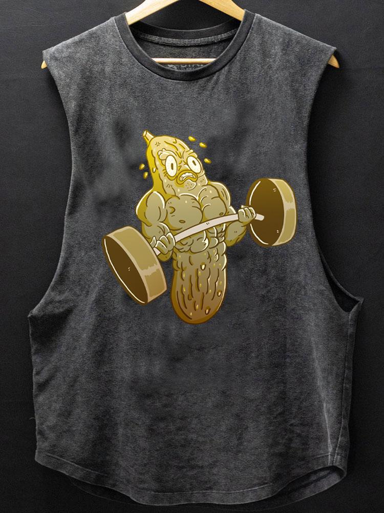 weightlifting pickle SCOOP BOTTOM COTTON TANK