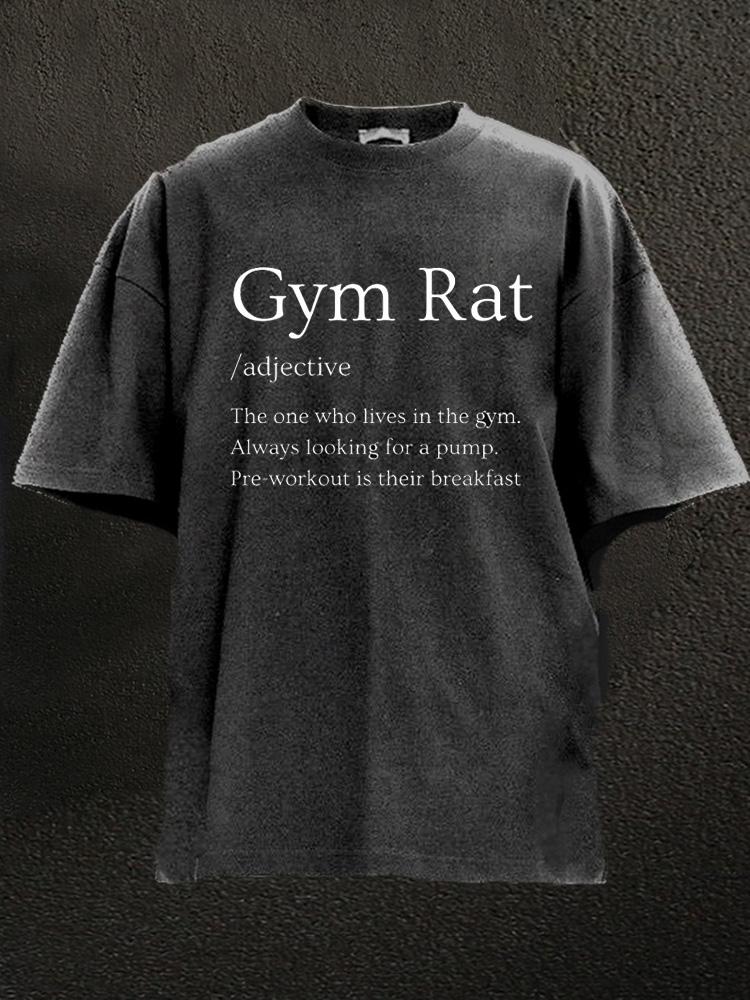 Gym rat Washed Gym Shirt