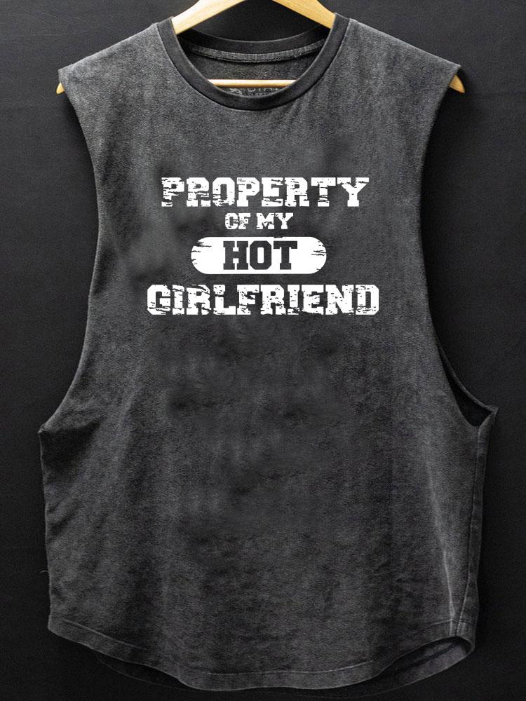 Property of my hot girlfriend BOTTOM COTTON TANK