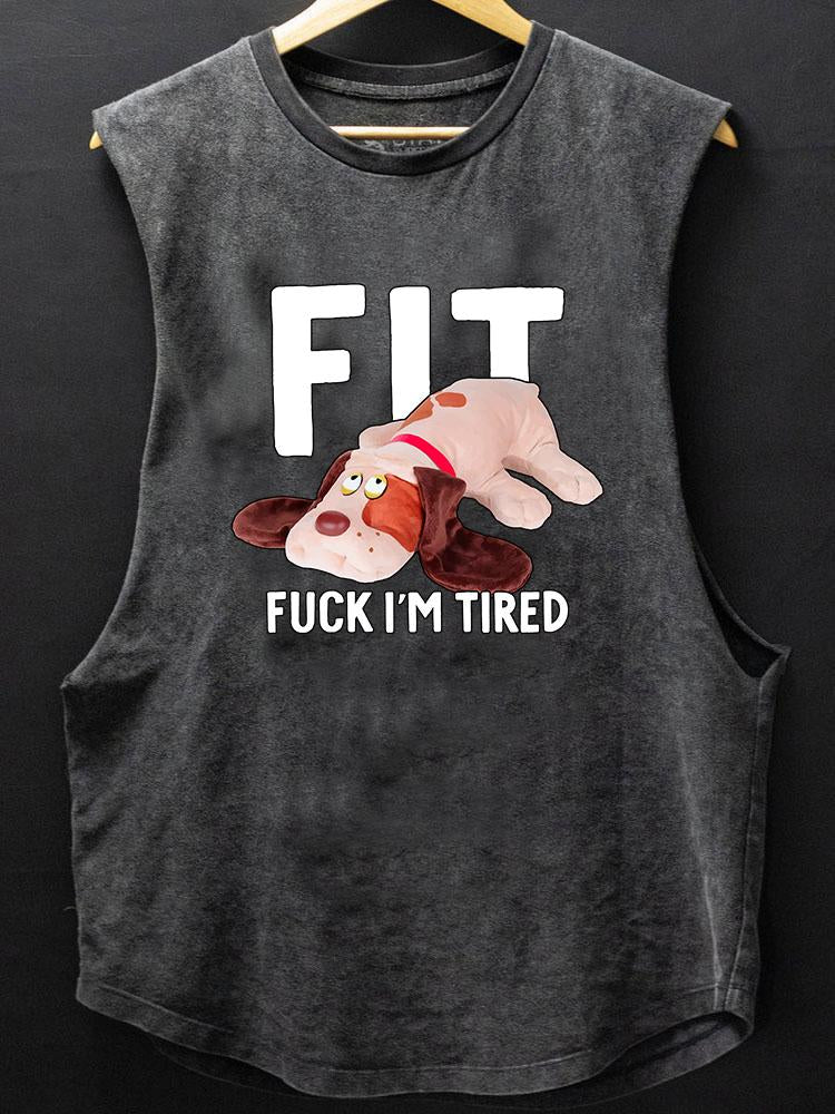 Fuck I'm Tired BOTTOM COTTON TANK