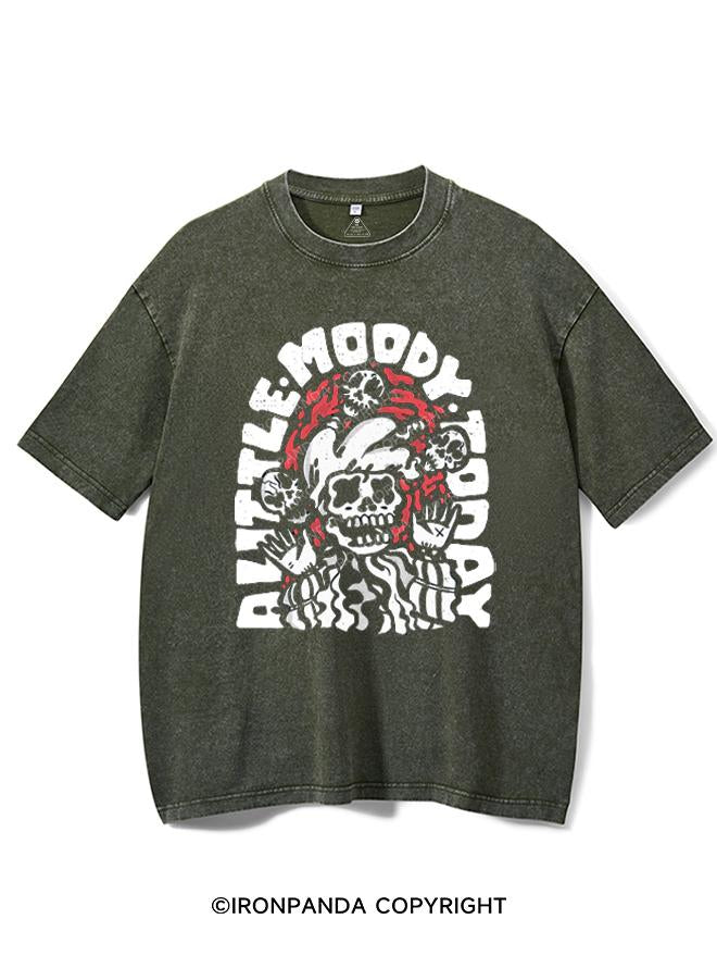 A LITTLE MOODY TODAY VINTAGE GYM SHIRT