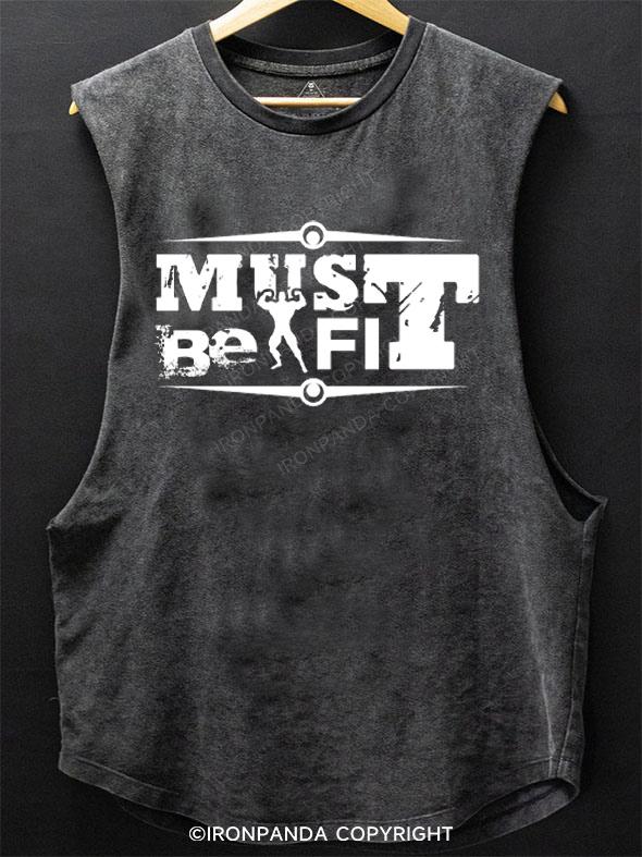 Must Be Fit SCOOP BOTTOM COTTON TANK