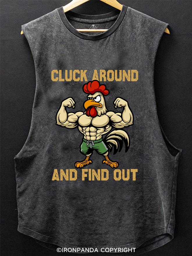 cluck around and find out SCOOP BOTTOM COTTON TANK
