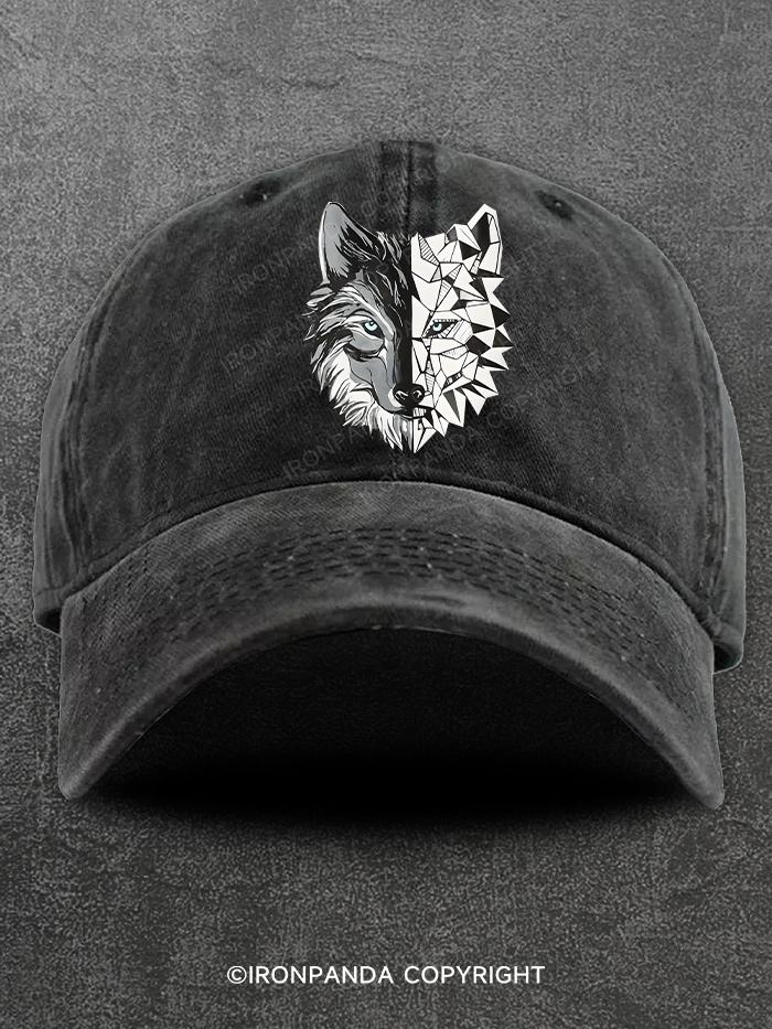 COOL Wolf Washed Gym Cap