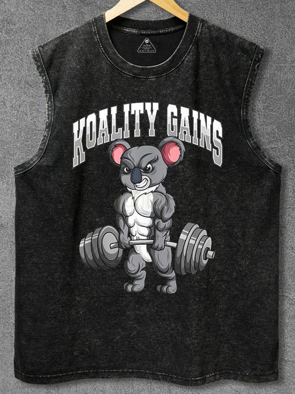KOALITY GAINS Washed Gym Tank