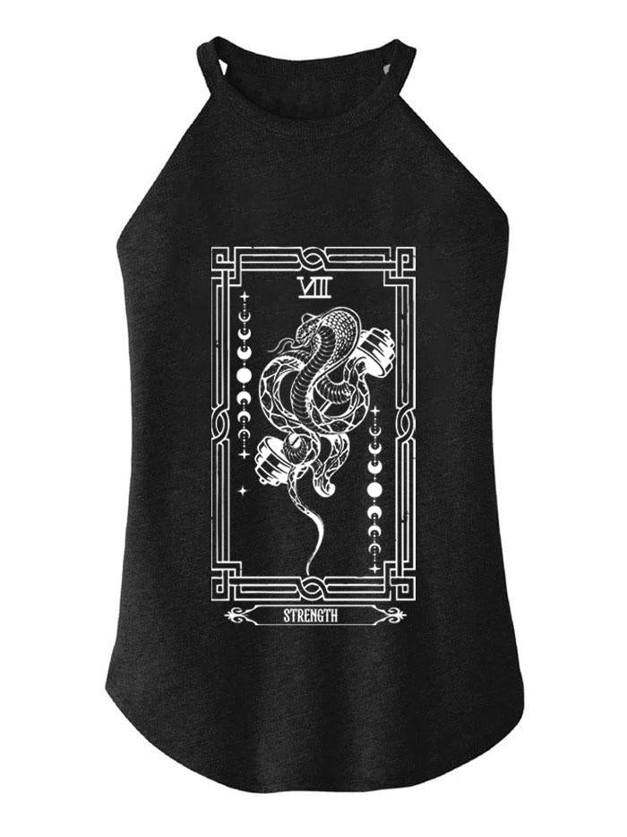 THE COBRA TAROT CARD ROCKER COTTON TANK