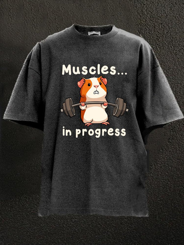 muscles in progress Washed Gym Shirt