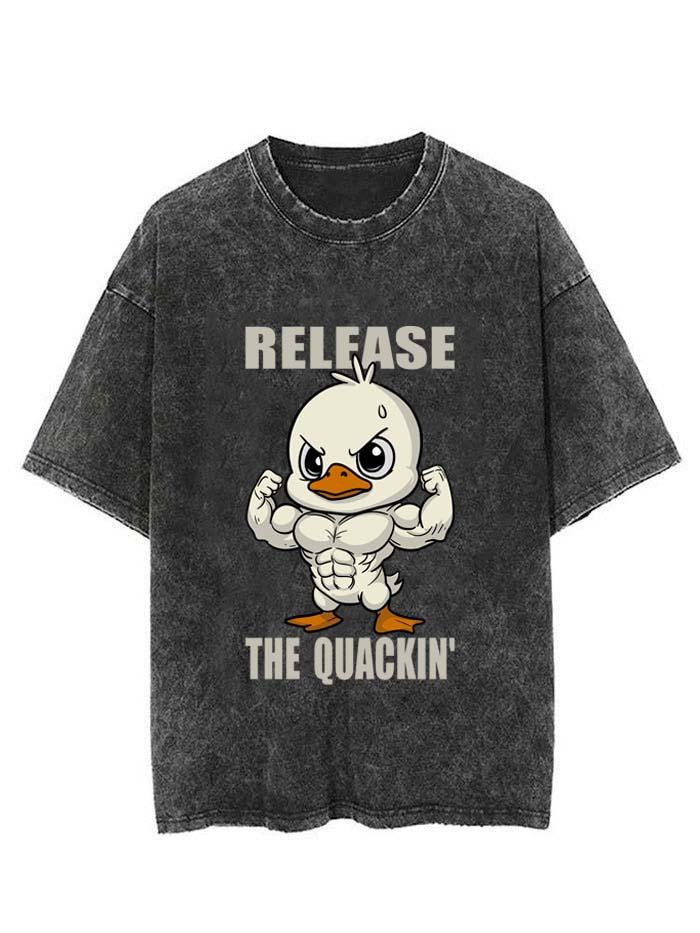 RELEASE THE QUACKIN' VINTAGE GYM SHIRT