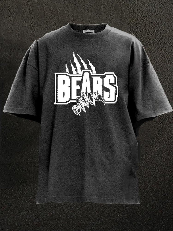 Bears Beast Mode Washed Gym Shirt
