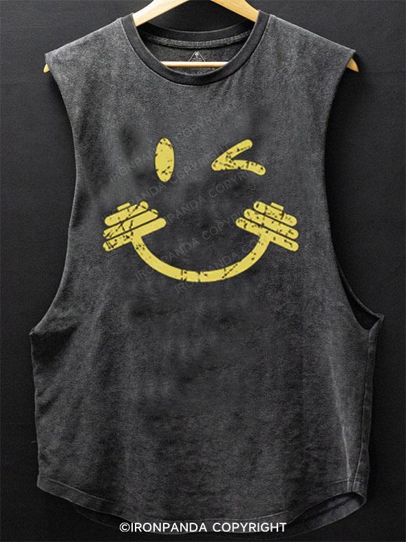 Gym Smile SCOOP BOTTOM COTTON TANK