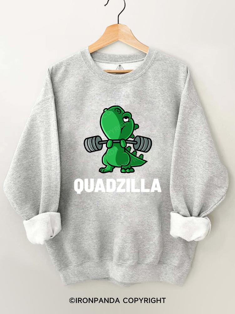 Quad Dinosaur Exercise Gym Sweatshirt
