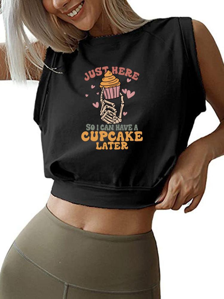 PUMP COVER SLEEVELESS CROP TOPS