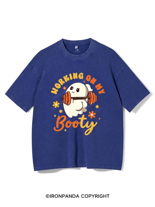 WORKING ON MY BOOTY VINTAGE GYM SHIRT