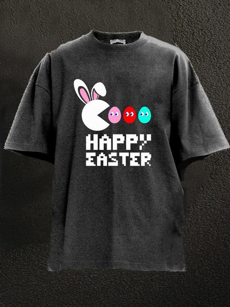 happy easter Washed Gym Shirt